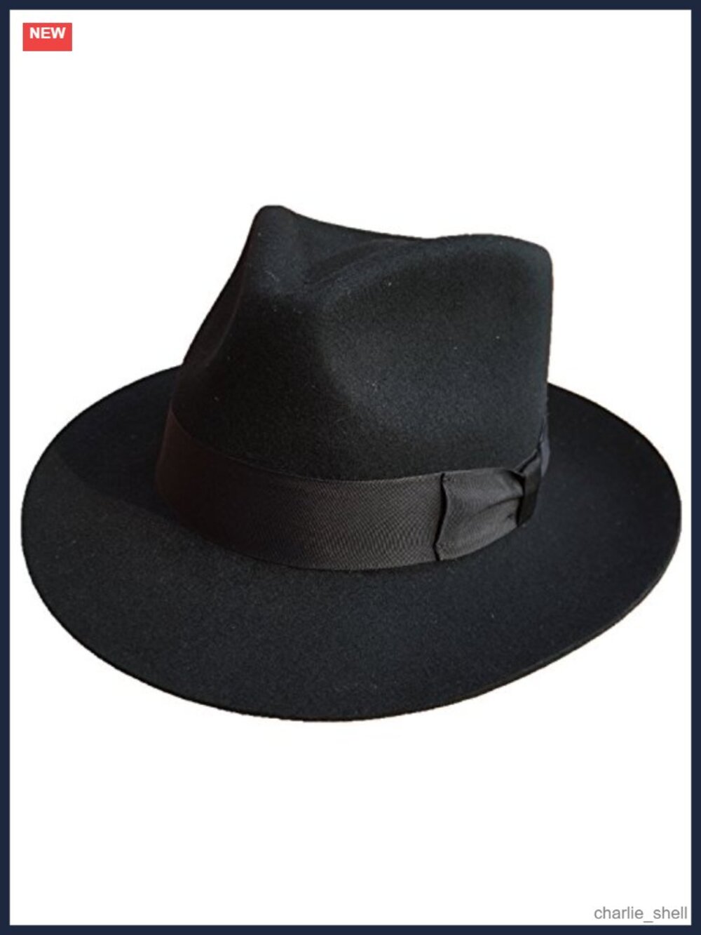 Wool Felt Fedora Hat Men Hard Felt Fedora Formal Wedding Cosplay
